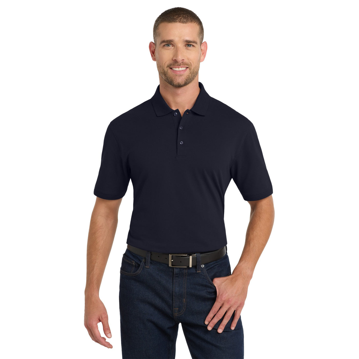 ROVYFE Signature Men's Polo — 100% Piqué Cotton