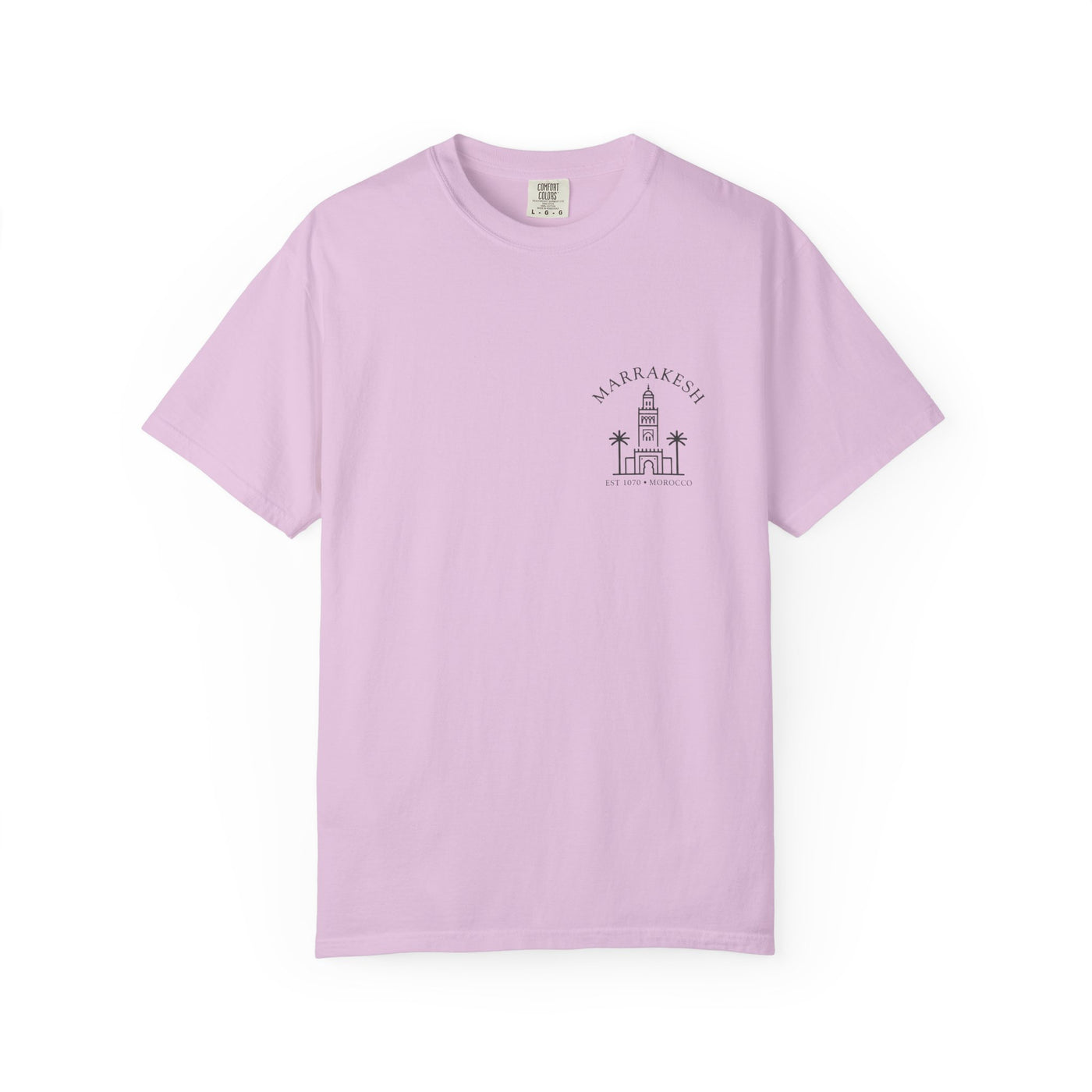 Marrakech Koutoubia Mosque Illustration T-shirt | Travel Souvenir