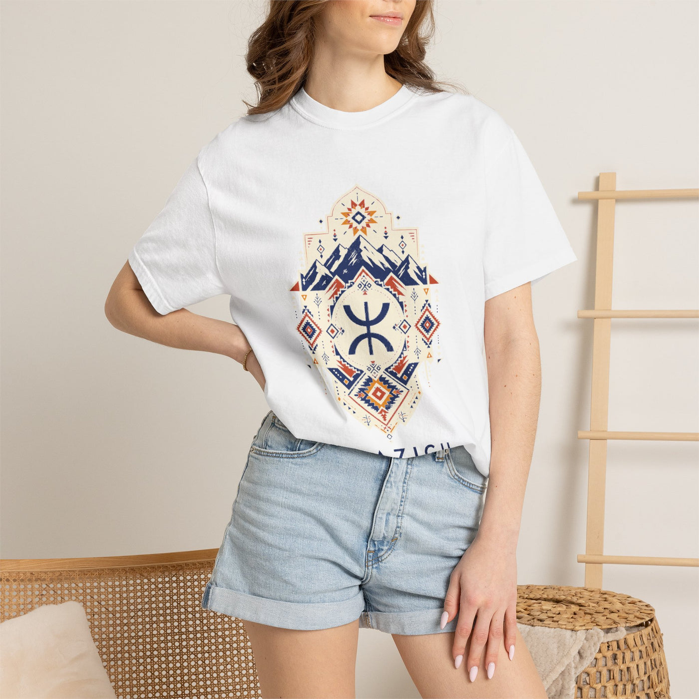 Amazigh Berber Symbol T-shirt | North African Amazigh Tribal Design