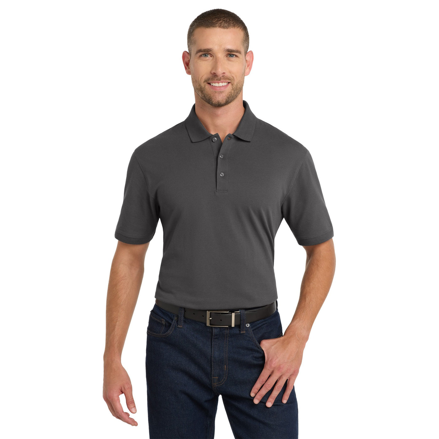 ROVYFE Signature Men's Polo — 100% Piqué Cotton